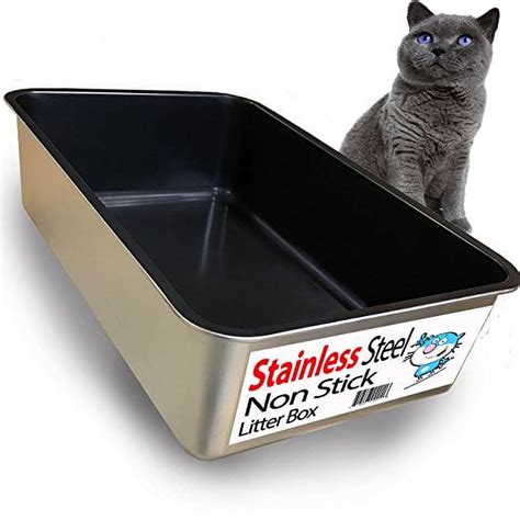 iprimio stainless steel cat xl litter box|stainless steel litter box walmart.